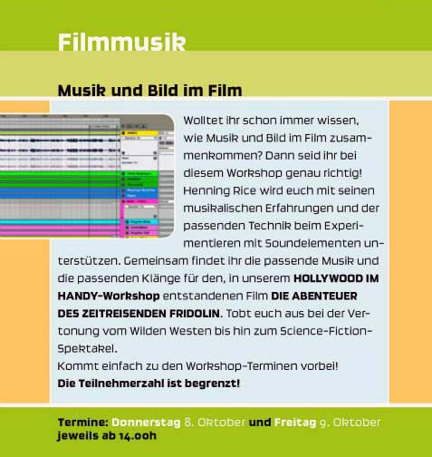 Kinderfilmfest Henning Rice Music